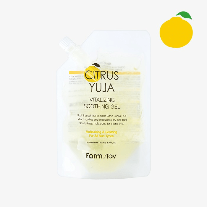FARMSTAY Citrus Yuja Vitalizing Soothing Gel (100ml)